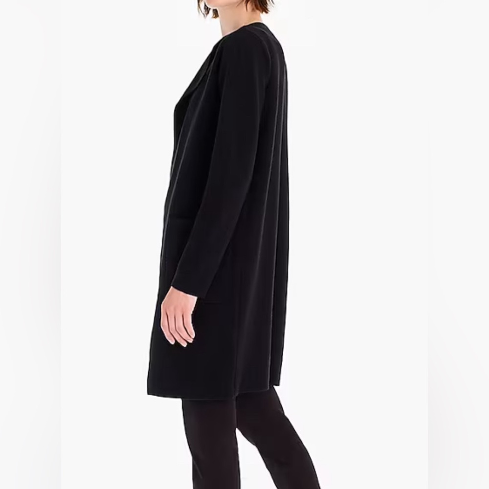 NWT - J. Crew Women’s Merino Wool Alpaca Blended Long Sweater Blazer - Size L - Picture 4 of 10